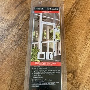 Screen door hardware kit